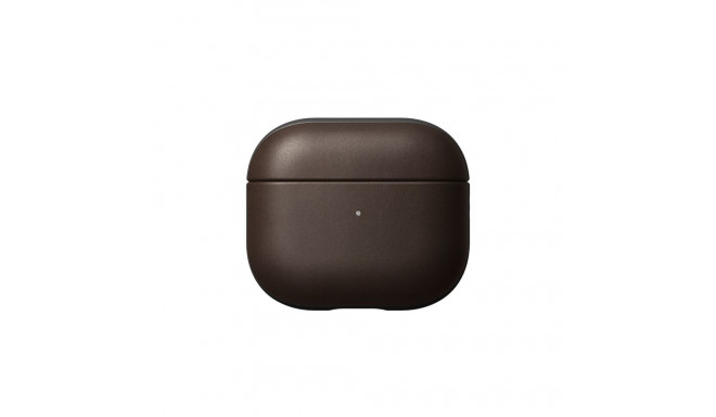 Nomad Airpods V3 Case Rustic Brown Leather