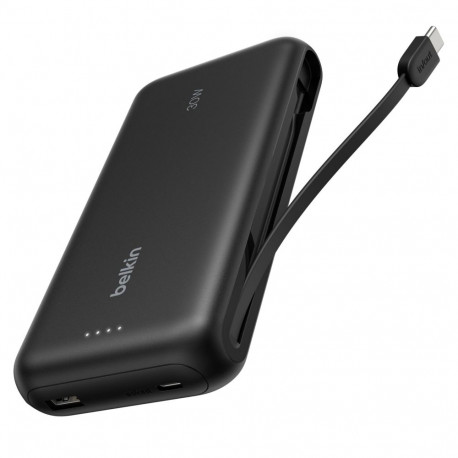 Belkin gaming akupank 20000mAh 30w integreeritud USB-C kaabel ENA013hqBK