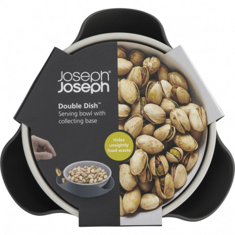 Joseph Joseph Double-Dish Grey Serving Bowl