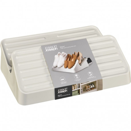 Joseph Joseph Shoe-In Large Space-saving Ecru Shoe Rack