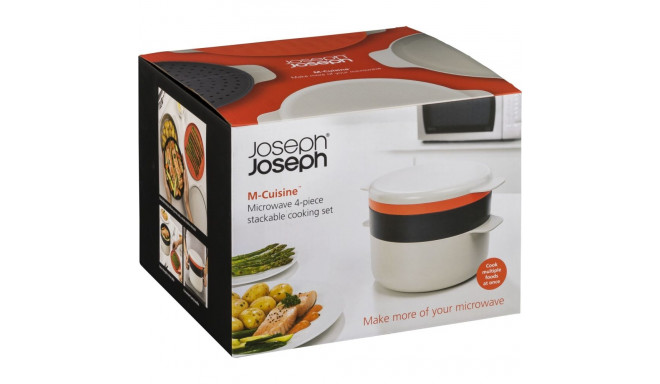Joseph Joseph M-Cuisine 4-osaline oranž mikrolaineahju küpsetuskomplekt
