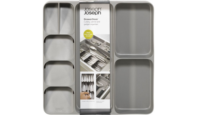 Joseph Joseph DrawerStore Grey Cutlery, Utensil & Gadget Organ.