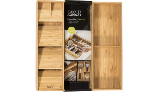 Joseph Joseph DrawerStore bambusest söögiriistade, köögitarvikute ja vidinate korraldaja