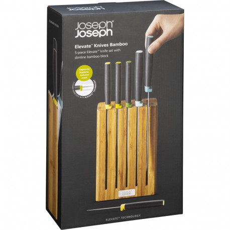 Joseph Joseph Elevate Bamboo Knives 5-piece Set