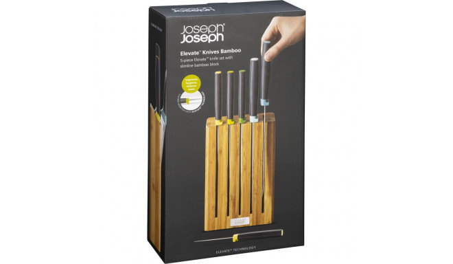Joseph Joseph Elevate Bamboo Knives 5-piece Set