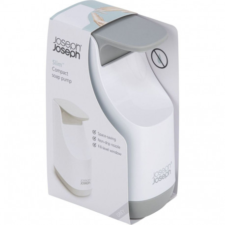 Joseph Joseph Slim Light Grey Soap Pump