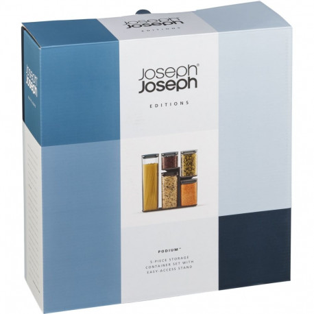Joseph Joseph Podium Blue Storage Container Set - Editions