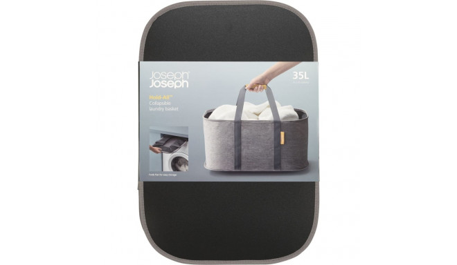 Joseph Joseph Hold-All Grey Collapsible 35L Laundry Basket