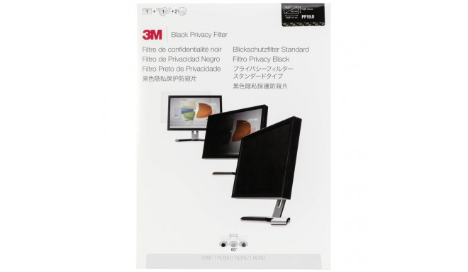 3M PF190C4B Privacy Filter Black for 48,3cm 19,0  5:4