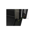 RACK CABINET 19" FREE-STANDING 22U/600X1200 (FLAT PACK) WITH MESH DOOR BLACK LANBERG