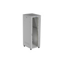 RACK CABINET 19" FREE-STANDING 47U/800X1000 (FLAT PACK) WITH GLASS DOOR LCD GREY LANBERG V2