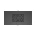 RACK CABINET 19" FREE-STANDING 22U/600X1200 (FLAT PACK) WITH MESH DOOR BLACK LANBERG