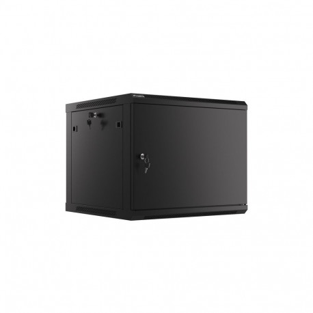 Lanberg 19" seinakinnitusega rack-kapp 9U/600x600 (lamepakendis), metalluksega, must