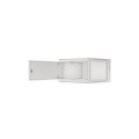 RACK CABINET 19" WALL-MOUNT 6U/600X600 FOR SELF-ASSEMBLY WITH METAL DOOR GREY LANBERG (FLAT PACK)