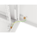 RACK CABINET 19" WALL-MOUNT 6U/600X600 FOR SELF-ASSEMBLY WITH METAL DOOR GREY LANBERG (FLAT PACK)