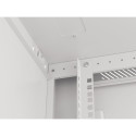 RACK CABINET 19" WALL-MOUNT 6U/600X600 FOR SELF-ASSEMBLY WITH METAL DOOR GREY LANBERG (FLAT PACK)