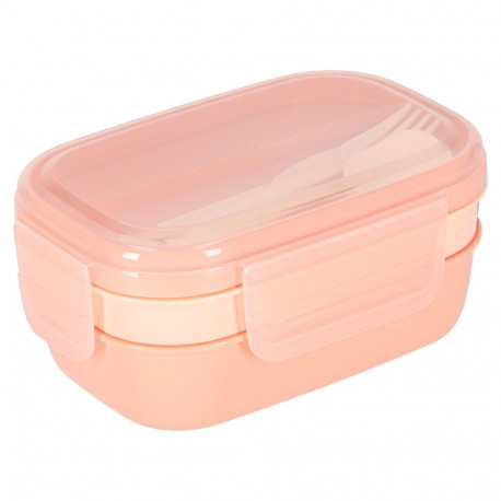 Lunch box hommikusöögikarp jagatud lahtritega 1900ml aprikoosist