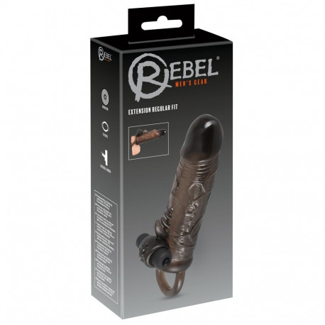 REBEL vibreeriv peenise pikendaja 19cm