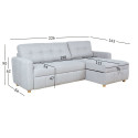 Corner sofa bed WAIOLA grey