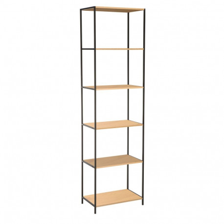 Shelf HARPER 50x30xH180cm, ash/black