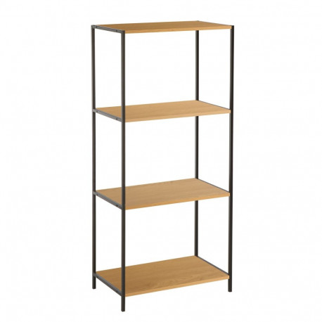 Shelf HARPER 50x30xH110,5cm, ash/black