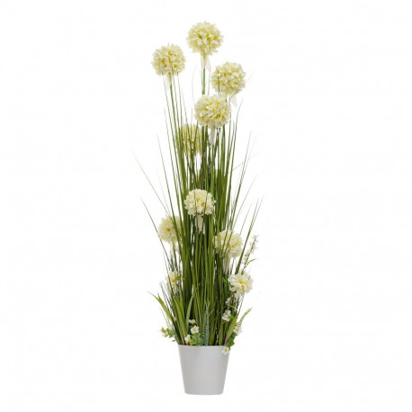Artificial flower IN GARDEN H120cm, white hyacinth, grass with pot