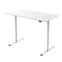 Töölaud ERGO LIGHT 1-mootoriga 120x60xH72,5-117,5cm, valge