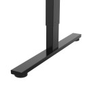 Table leg with ERGO FIT 1 motor, black