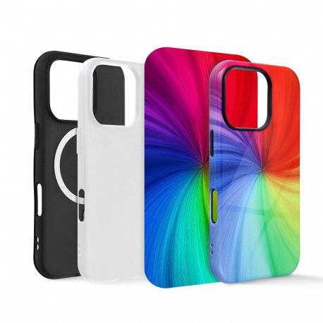 Case double layer for sublimation compatible with MagSafe for IPHONE 15 PLUS