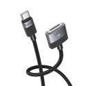 Cable USB C to Mag3 Hoco 5A 140W magnetic 1,8 m U141 black