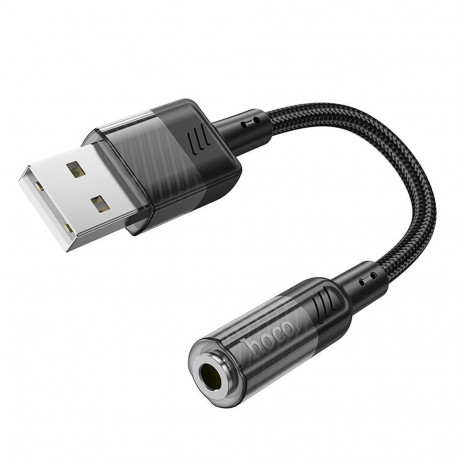 Adapter AUX USB A to Jack 3,5mm Hoco LS37 black