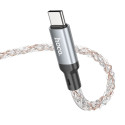 Cable USB A to USB C Hoco 3A 1 m U112 gray