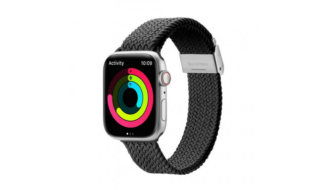DUX DUCIS strap MIXTURE II stretchable braided for Apple Watch 42 / 44 / 45 mm black