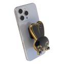 Phone stand RABBIT - stick-on - black Phone stand RABBIT - stick-on - black