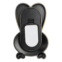 Phone stand RABBIT - stick-on - black Phone stand RABBIT - stick-on - black