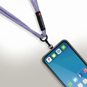 FORCELL F-DESIGN S10X165 crossbody phone lanyard with adjustable length (max 82,5cm in the loop) gra