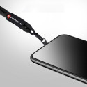 FORCELL F-DESIGN R10X40 wrist phone lanyard with adjustable length (max 20cm in the loop) black