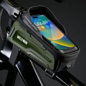 WILDMAN traveling bag for bike frame with zipper 1L (4 "- 7") M20 green
