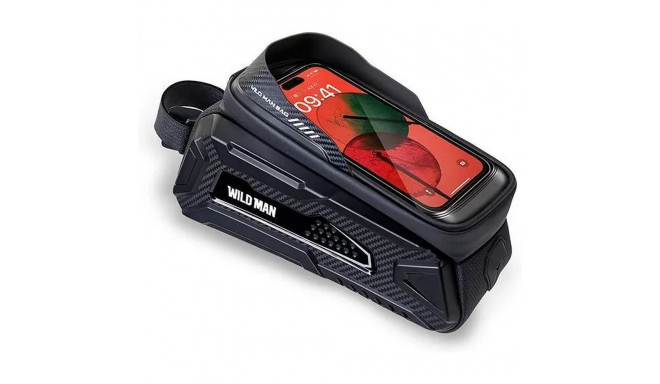 WILDMAN traveling bag for bike frame with zipper 2L (4 "- 7") M30 black