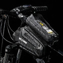 WILDMAN traveling bag for bike frame with zipper 1,2L (4 "- 7") XT6 black