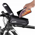 WILDMAN traveling bag for bike frame with zipper 1L EX black