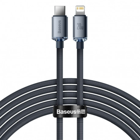 BASEUS cable Type C to Apple Lightning 8-pin PD20W Power Delivery Crystal Shine Fast Charging CAJY00