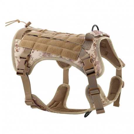 Dog harness TACTICAL size S brown