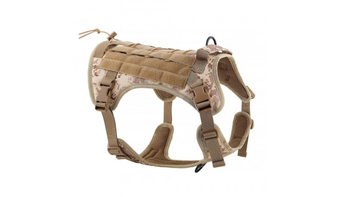 Dog harness TACTICAL size XL brown