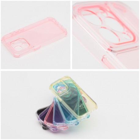 Case for iPhone 17 PRO MAX Matrix Clear powder pink