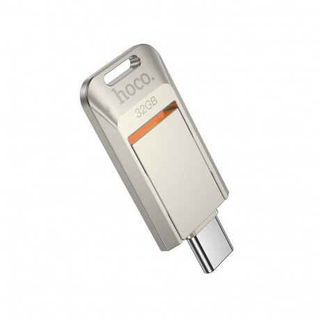 Pendrive 32GB USB 3.0 (USB C) Hoco UD17 nickel