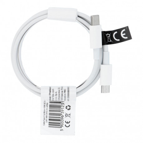 Cable USB C to Micro USB QC3.0 2,4A 18W C972 2 m white