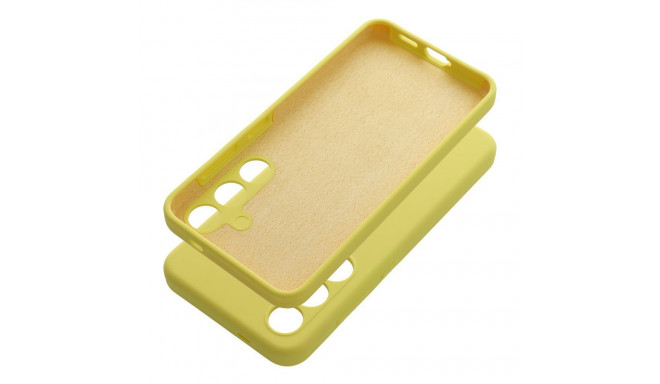 Case for Honor 400 PRO Silicone 2mm (camera protection) yellow