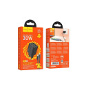 HOCO charger 2 x Type C + 2 x USB A + cable Type C to Type C PD QC3.0 3A 30W N56 black
