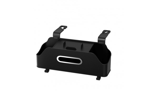 Car organizer for front seats with compartments OXFORD black